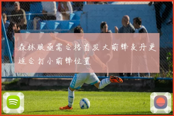 森林狼亟需合格首发大前锋麦丹更适合打小前锋位置